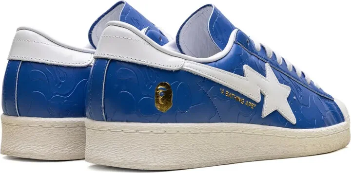 x A Bathing Ape Superstar Vintage "Blue White" sneakers - Image 3