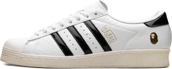 x A Bathing Ape Superstar Vintage "White Black" sneakers - Image 5