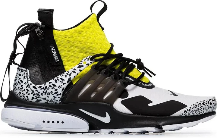 x Acronym Air Presto Mid "Dynamic Yellow" sneakers