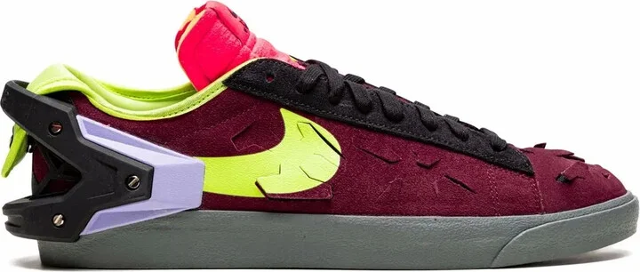 x Acronym Blazer Low "Night Maroon" sneakers