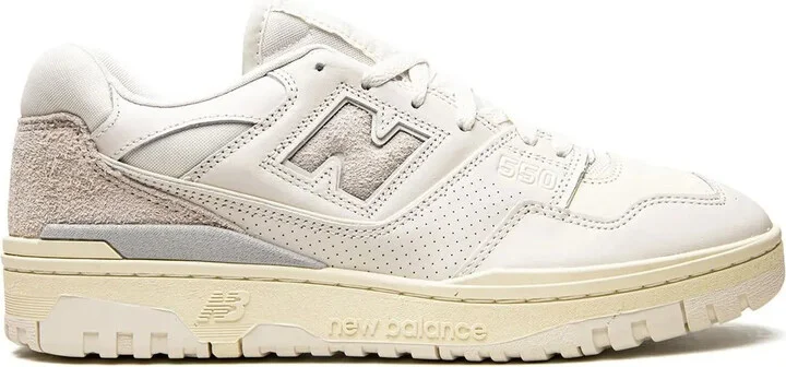 x Aimé Leon Dore 550 "White Leather" sneakers