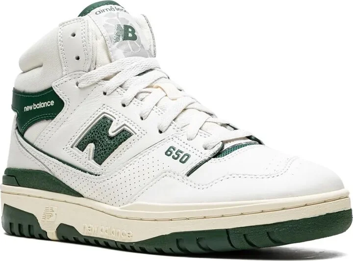 x Aime Leon Dore New Balance 650R "White Green" sneakers - Image 2