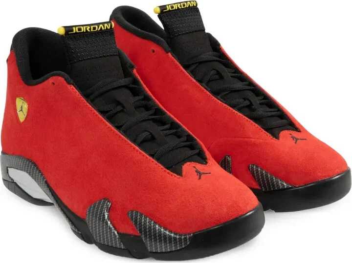 x Air Jordan 14 suede basketball sneakers - Image 2