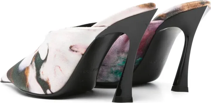 x Ambera Wellmann 95mm Fang mules - Image 3