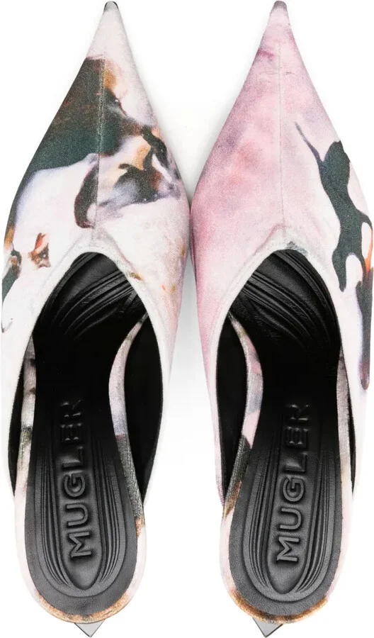 x Ambera Wellmann 95mm Fang mules - Image 4