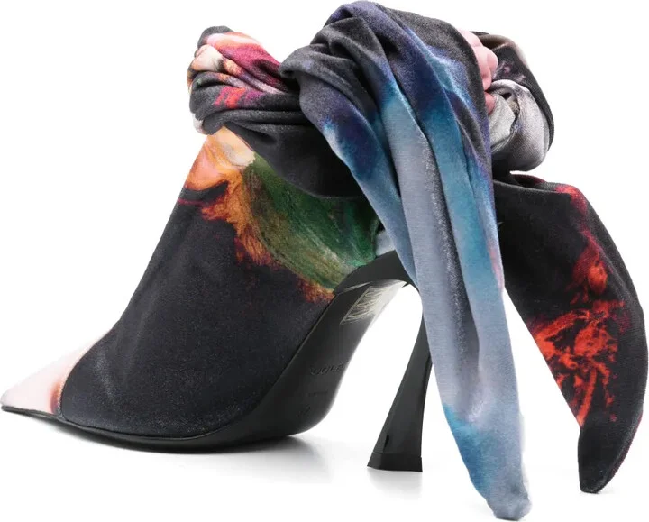 x Ambera Wellmann 95mm Fang pumps - Image 3
