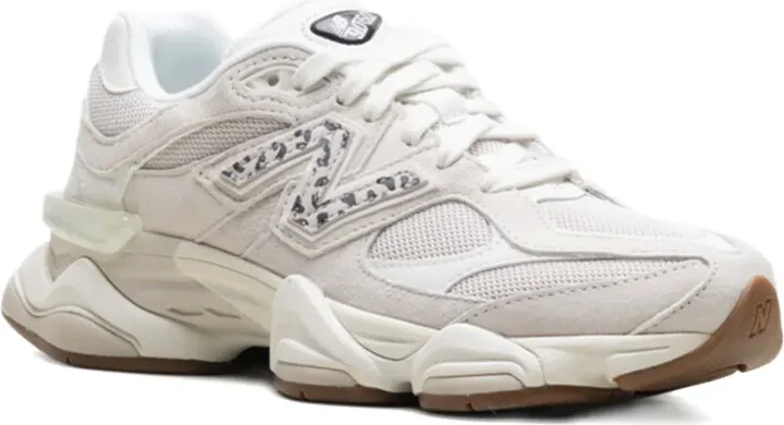 x ASOS Exclusive 9060 "Sea Salt/Leopard Print" sneakers - Image 2