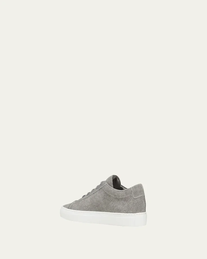 x B.shop Men’s Achilles Patterned Suede Low-Top Sneakers - Image 4