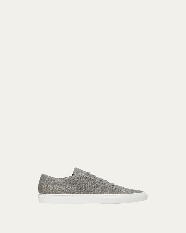 x B.shop Men’s Achilles Patterned Suede Low-Top Sneakers