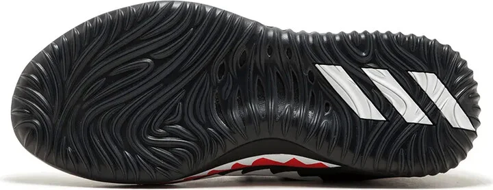 x BAPE Dame4 "Red Shark ABC Camo" sneakers - Image 4