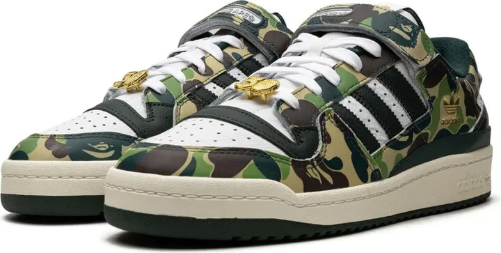 x BAPE Forum 84 Low "30th Anniversary Green Camo" sneakers - Image 5