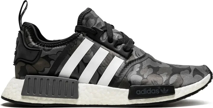 x BAPE NMD_R1 "Black Camo" sneakers