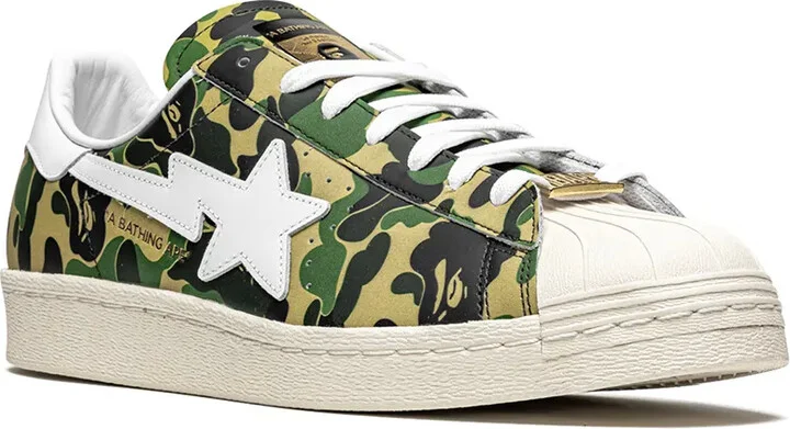 x Bape Superstar ''Green Camo'' sneakers - Image 2