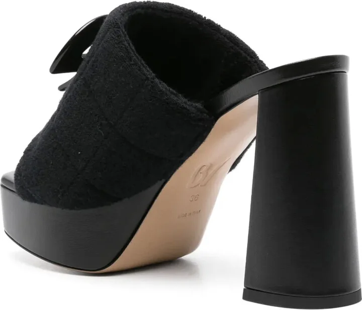 x Bettina Vermillon 110mm Anita sandals - Image 3