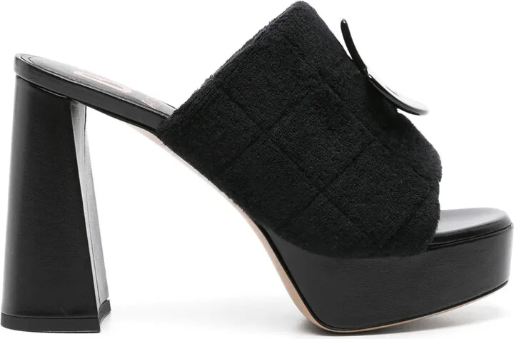 x Bettina Vermillon 110mm Anita sandals