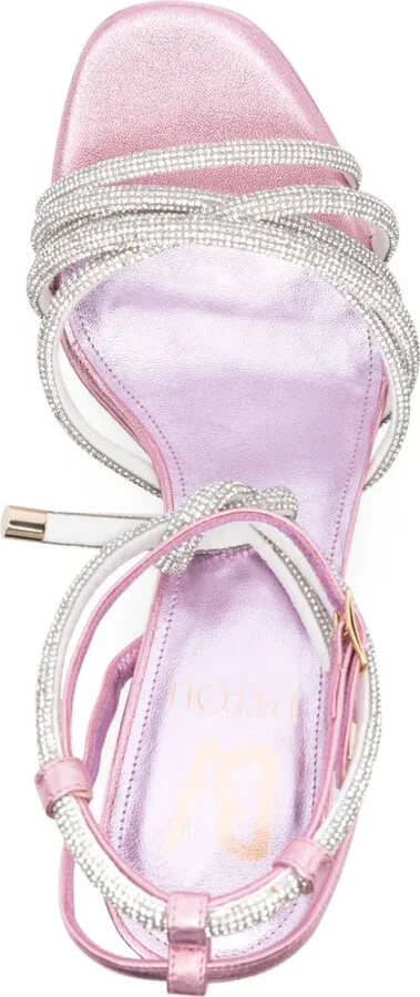 x Bettina Vermillon 110mm Babsy sandals - Image 4