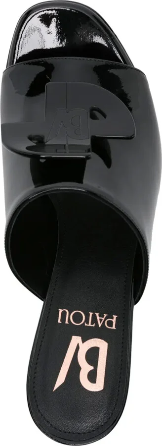 x Bettina Vermillon Glossy Anitta 110mm mules - Image 4