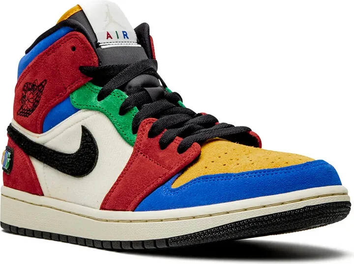 x Blue the Great Air Jordan 1 Mid "Fearless" sneakers - Image 2