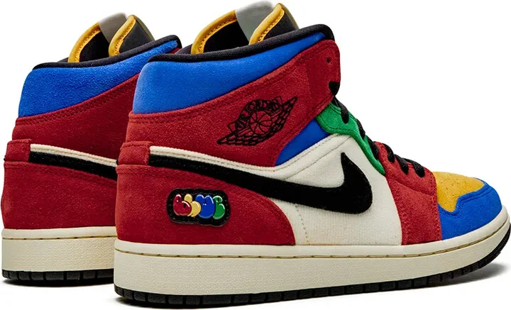 x Blue the Great Air Jordan 1 Mid "Fearless" sneakers - Image 3