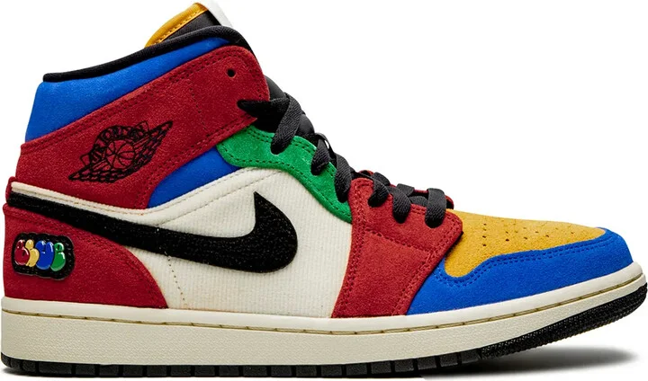 x Blue the Great Air Jordan 1 Mid "Fearless" sneakers