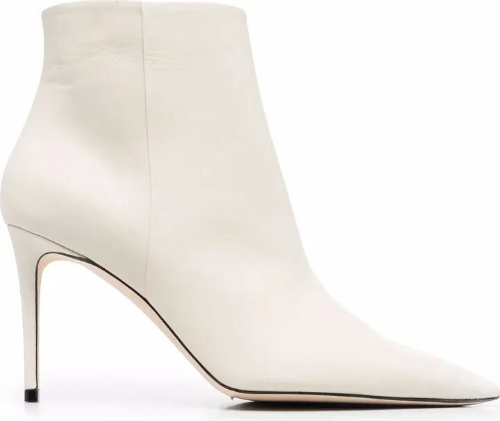x Brian Atwood Anya leather ankle boots