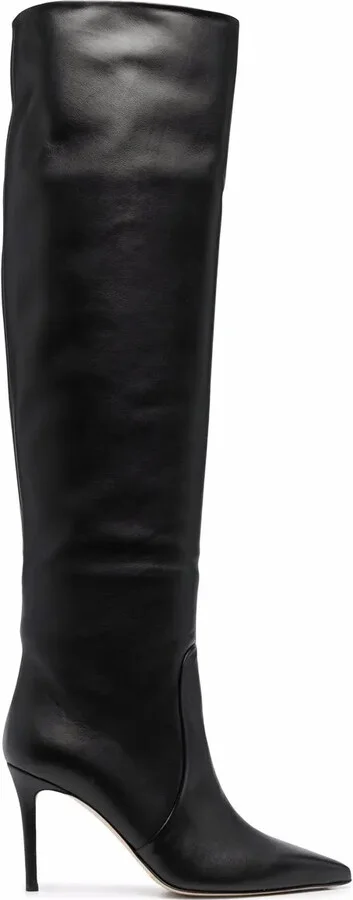 x Brian Atwood Carra leather boots
