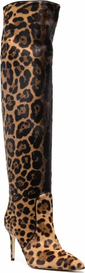 x Brian Atwood Carra leopard-print boots - Image 2