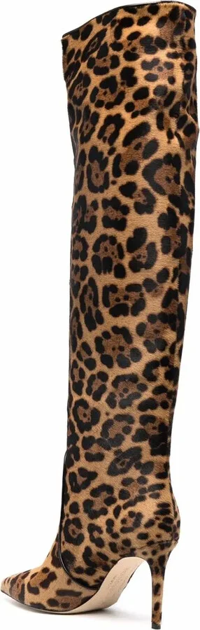 x Brian Atwood Carra leopard-print boots - Image 3