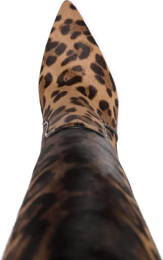 x Brian Atwood Carra leopard-print boots - Image 4