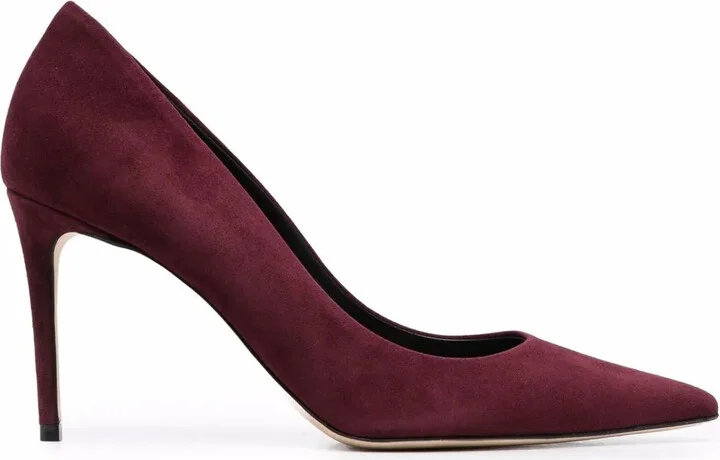 x Brian Atwood Gigi suede pumps