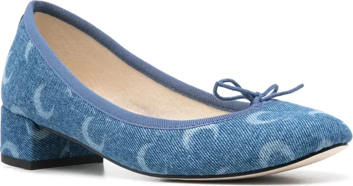 x Camille Repetto 30mm Moon-print pumps - Image 2