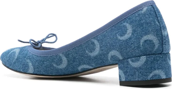 x Camille Repetto 30mm Moon-print pumps - Image 3