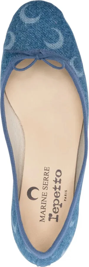 x Camille Repetto 30mm Moon-print pumps - Image 4