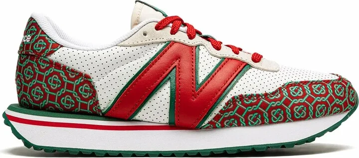 x Casablanca 237 "Red Monogram" low-top sneakers