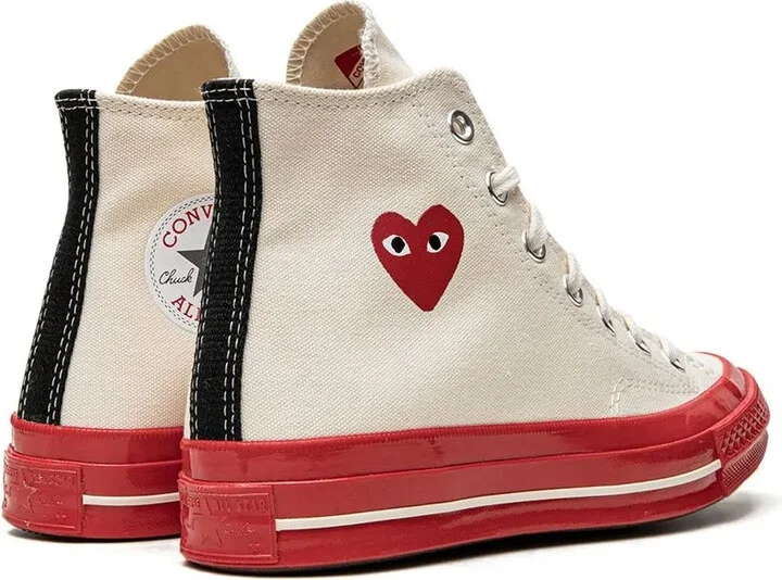 x CdG Play Chuck 70 High "Pristine Red" sneakers - Image 3