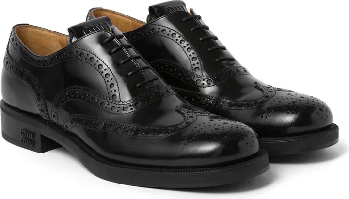 x Church's leather brogue shoes - Image 2