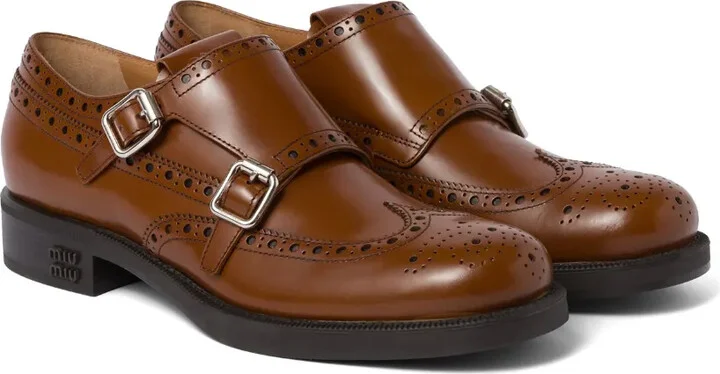 x Church's leather brogue shoes - Image 2