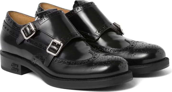 x Church's leather brogue shoes - Image 2