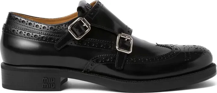 x Church's leather brogue shoes