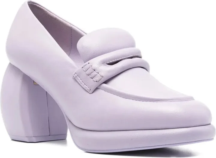 x Clarks 80mm bulbous-heel loafers - Image 2