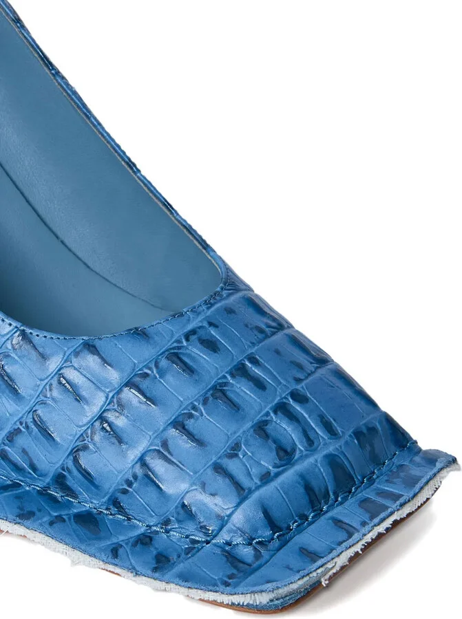x Clarks 80mm leather pumps - Image 3