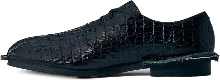 x Clarks croc-embossed derby shoes - Image 3