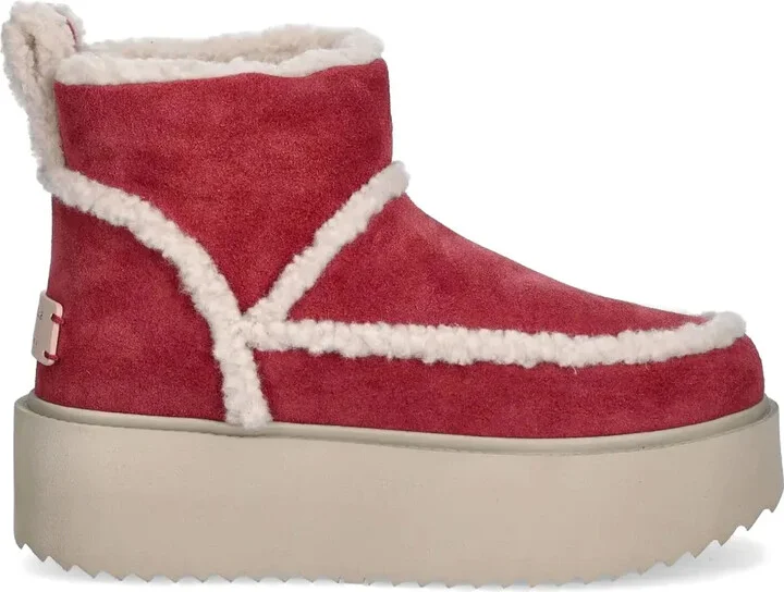 x Coccinelle classic low shearling boots