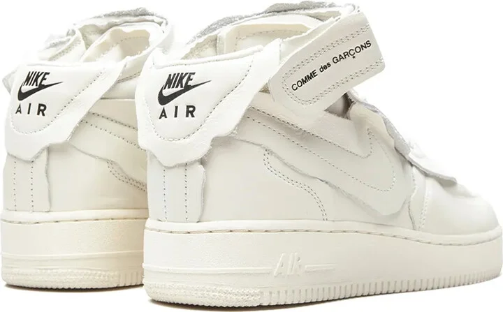 x Comme Des Garçon Air Force 1 Mid "White" sneakers - Image 3
