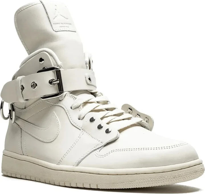 x Comme Des Garçons Air Jordan 1 High "White" sneakers - Image 2