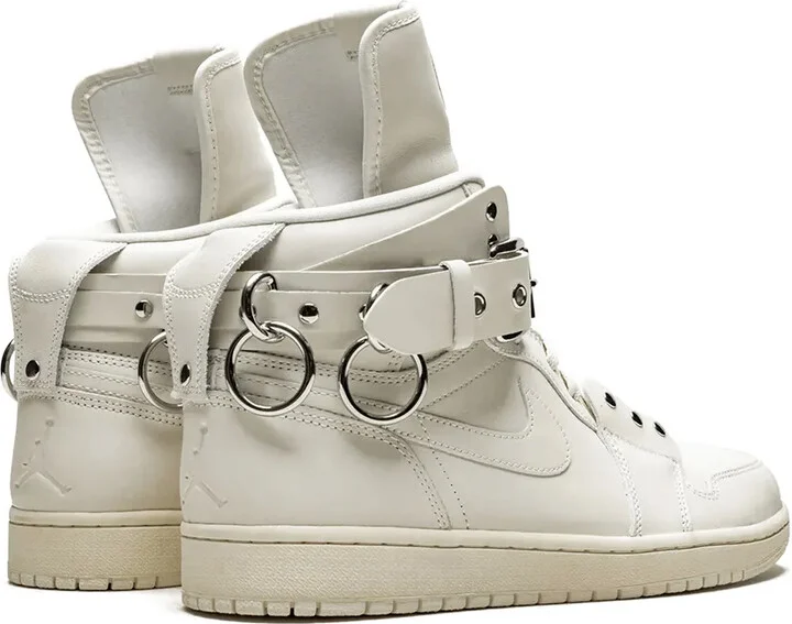 x Comme Des Garçons Air Jordan 1 High "White" sneakers - Image 3