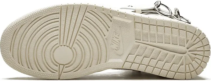 x Comme Des Garçons Air Jordan 1 High "White" sneakers - Image 4