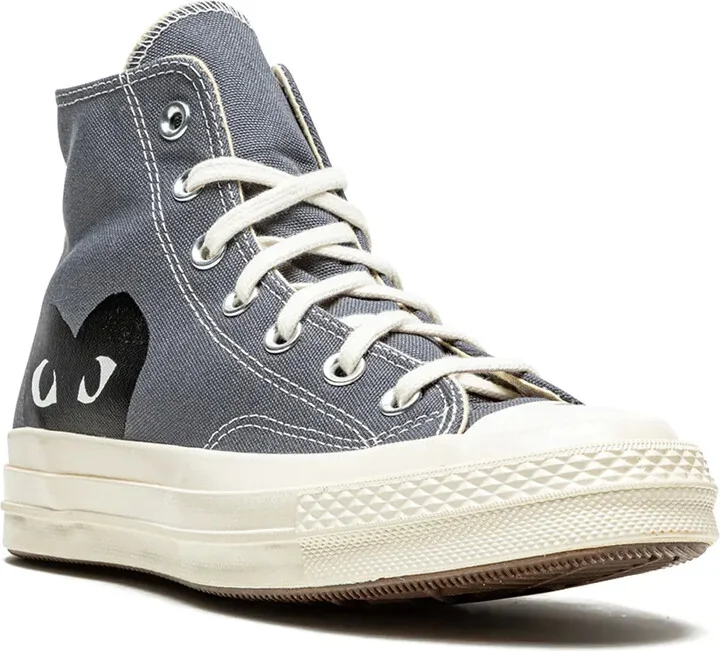 x Comme Des Garçons Play Chuck 70 Hi "Steel Gray" sneakers - Image 2