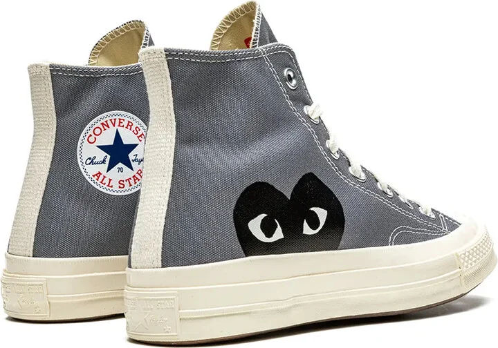 x Comme Des Garçons Play Chuck 70 Hi "Steel Gray" sneakers - Image 3