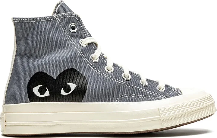 x Comme Des Garçons Play Chuck 70 Hi "Steel Gray" sneakers